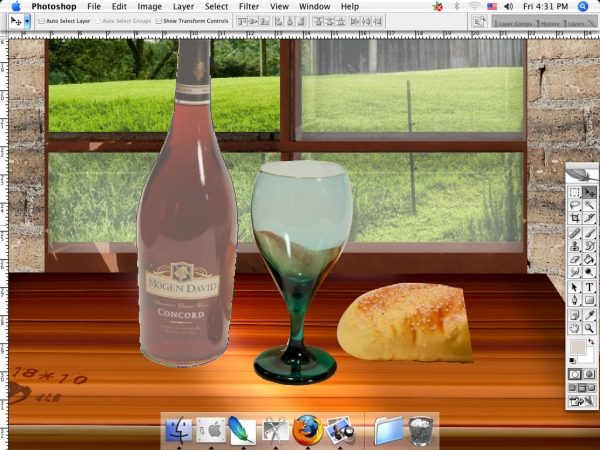 Creation of Wine and dancing: Step 13